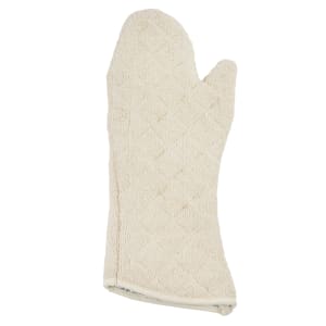 080-OMT17 17" Conventional Oven Mitt - Terry, Beige
