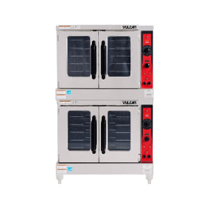 207-VC55GDNG Double Full Size Natural Gas Convection Oven - 100,000 BTU