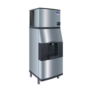 399-IDT0420A161SFA19 463 lb Full Cube Ice Machine w/ Water & Ice Dispenser - 120 lb Storage, Bucket Fill, 115v