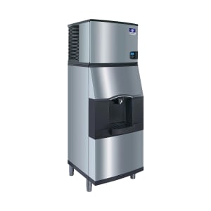 399-IDT0420A161SPA16 463 lb Full Cube Ice Machine w/ Ice Dispenser - 120 lb Storage, Bucket Fill, 115v