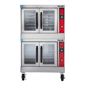 207-VC44GDNG Double Full Size Natural Gas Convection Oven - 100,000 BTU