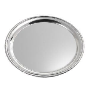 166-SST12 12" Round Serving Tray, Stainless
