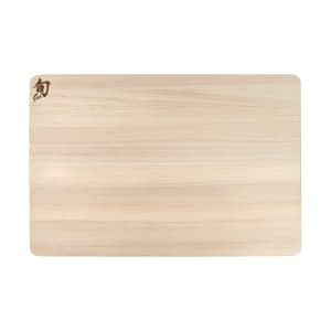 194-DM0817 Hinoki Wood Cutting Board - 17 3/4"L x 11 3/4"W