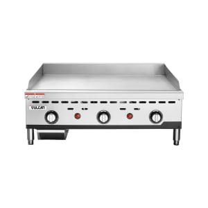 207-VCRG36TNG 36" Gas Griddle w/ Thermostatic Controls - 1" Steel Plate, Convertible