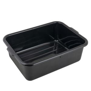 229-1537B Bus Box - 21 1/2" x 15 3/4" x 7", Black