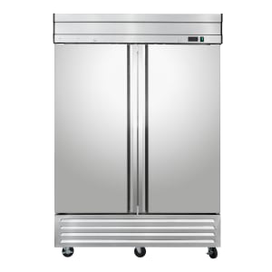 394-MEF49A 54" Two Section Reach In Freezer, (2) Left/Right Hinge Solid Doors, 115v (5O7O Series)