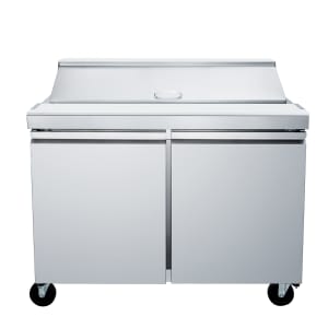 394-MEST48A 48 1/2" Sandwich/Salad Prep Table w/ Refrigerated Base, 115v, 5O7O Series