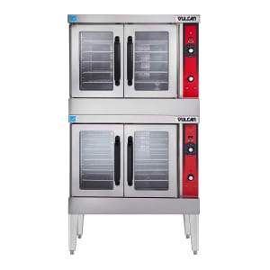 207-VC44GDNG Double Full Size Natural Gas Convection Oven - 100,000 BTU