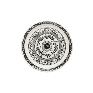 706-A101P803 7 1/2" Round Plate - China, Talara Vida Black