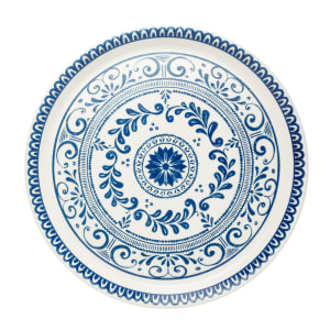 706-A102P801 10 3/4" Round Plate - China, Talara Vida Blue