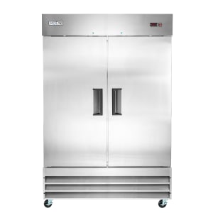 394-MSD2DFBALA 54" Two Section Reach In Freezer, 2 Left/Right Hinge Solid Doors, 115v