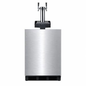 162-SBC58BLIFFLTWCFA 24" Floating Tap Cold Brew Dispenser w/ 2 Keg Capacity - 1 Column, Panel Ready, 115v