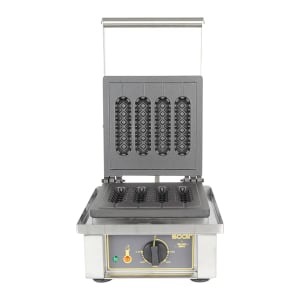 569-GES801 Single Specialty Waffle Maker w/ Cast Iron Grids, 1750W
