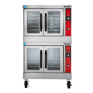 207-VC44GDNG Double Full Size Natural Gas Convection Oven - 100,000 BTU