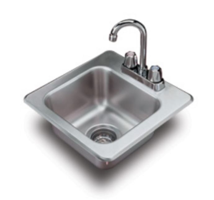 Traulsen DC T148 Stainless Wall Mounted Hand Sink, 15 x 17 x 5 1/4, 2 in  Drain
