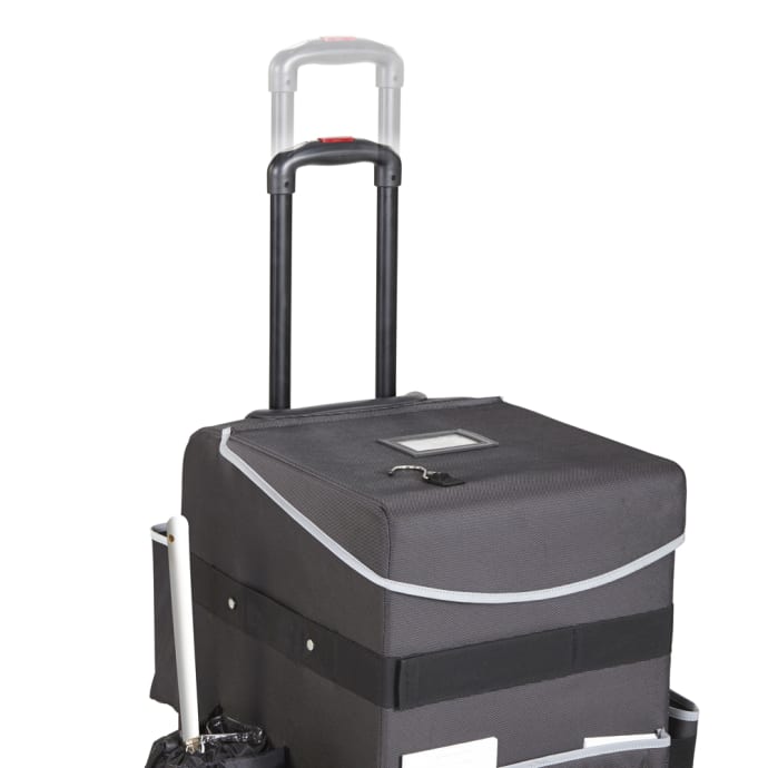 Large Gray for sale online Rubbermaid 1902465 Executive Quick Cart 