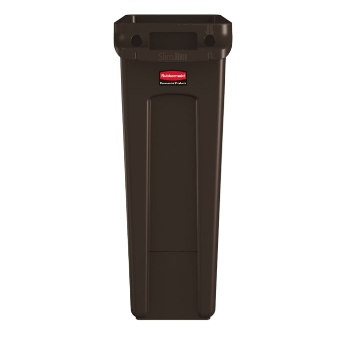 Rubbermaid 1956187 23 gal Rectangle Slim Trash Can, 22