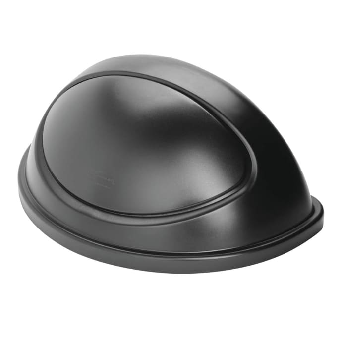 Rubbermaid Fg362000bla Half Round Dome Trash Can Lid Plastic Black - Rubbermaid Half Round Trash Can Rubbermaid Fg362000bla Half Round Dome Trash Can Lid Plastic Black - Rubbermaid Half Round Trash Can
