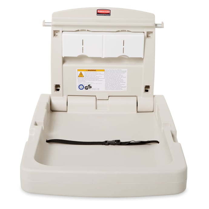 rubbermaid wall mounted changing table