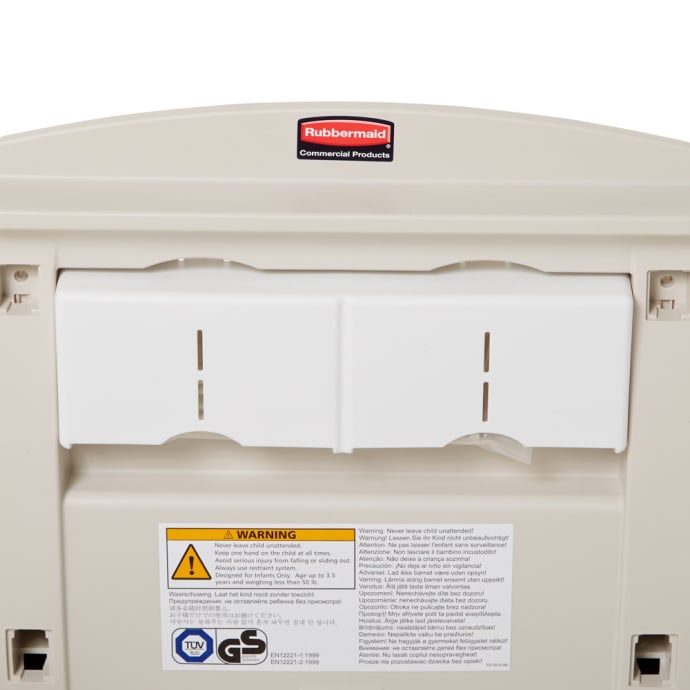rubbermaid wall mounted changing table
