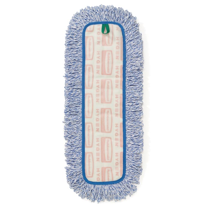 18 Hygen High Absorbency Microfiber Damp Mop in Blue Set of 6