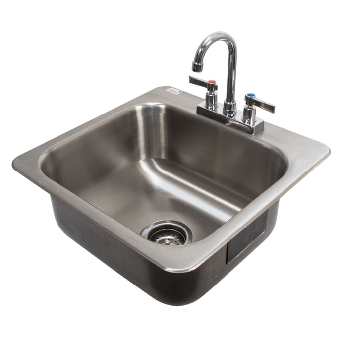 Advance Tabco Di 1 168 1 Compartment Drop In Sink 16 X 14 Drain Included