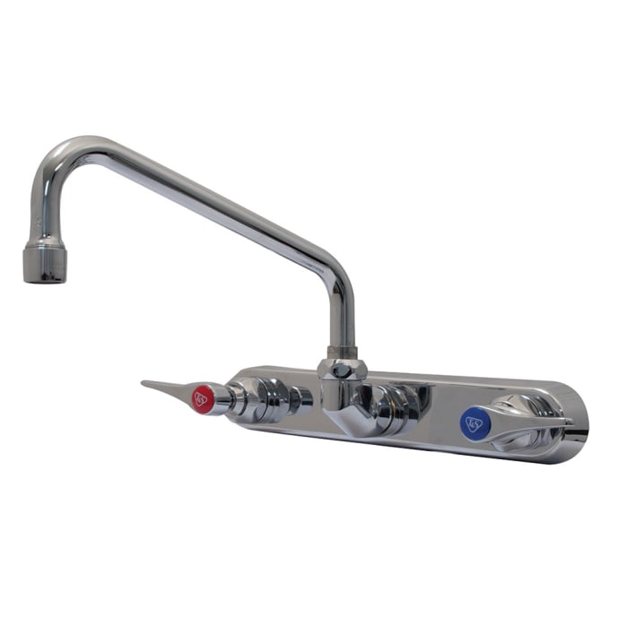 Advance Tabco K 1118 Splash Mount Faucet 8 Swing Spout 8 Centers Lead Free