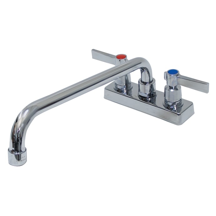 Advance Tabco K 53 Splash Mount Faucet W 12 Swing Nozzle