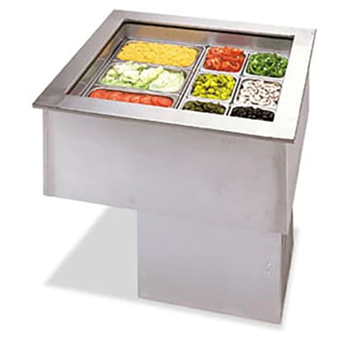 Apw Cw 2 33 Drop In Refrigerator W 2 Pan Capacity Cold Wall Cooled 120v