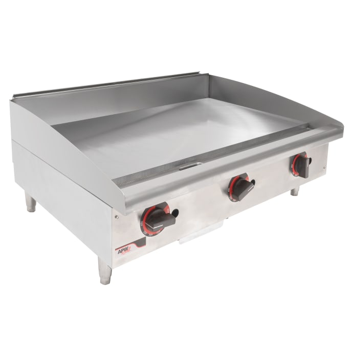 Apw Ggt 36s 36 Gas Griddle W, Apw Wyott Eg 36i 36 Electric Countertop Griddle 208v