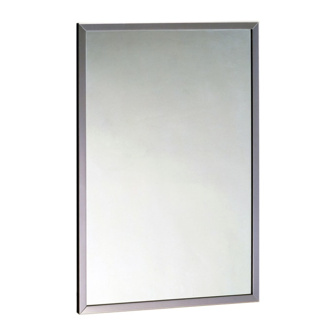 Bobrick B 165 16 Channel Frame Mirror 18 X 36 430 Stainless