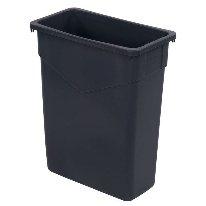 Carlisle 34201523 15 Gallon Commercial Trash Can Plastic Rectangular Built In Handles In cabinet corner trash can. carlisle 34201523 15 gallon commercial trash can plastic rectangular built in handles