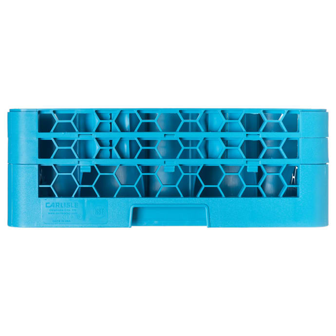 Carlisle RW20-114 OptiClean™ NeWave™ Glass Rack w/ (20) Compartments (2)  Extenders, Blue