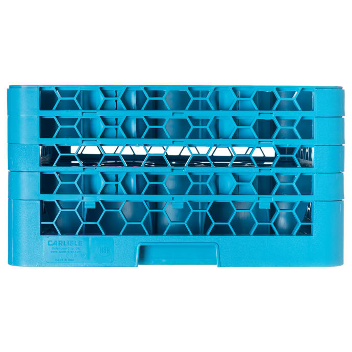 Carlisle RW20-314 OptiClean™ NeWave™ Glass Rack w/ (20) Compartments (4)  Extenders, Blue