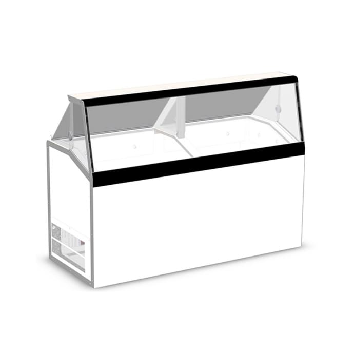 ice cream freezer display