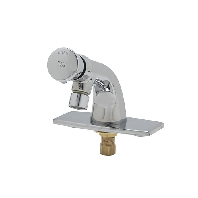 T S B 0805 Vr Self Closing Faucet Push Button Heavy Duty Vandal Proof Pins