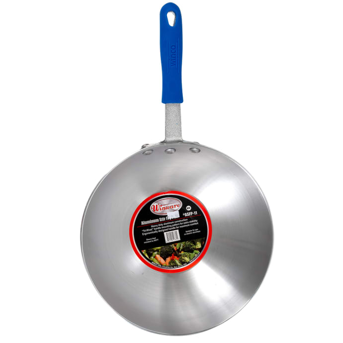 Winco Asfp 11 11 Aluminum Stir Fry Pan