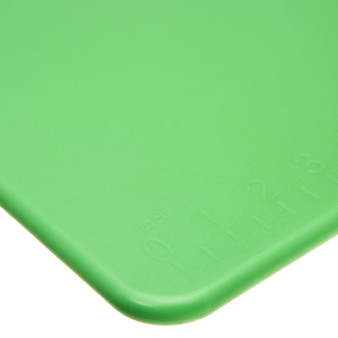 San Jamar CB182412GN Cut-N-Carry Cutting Board, 18 x 24 x 1/2 in, NSF, Green