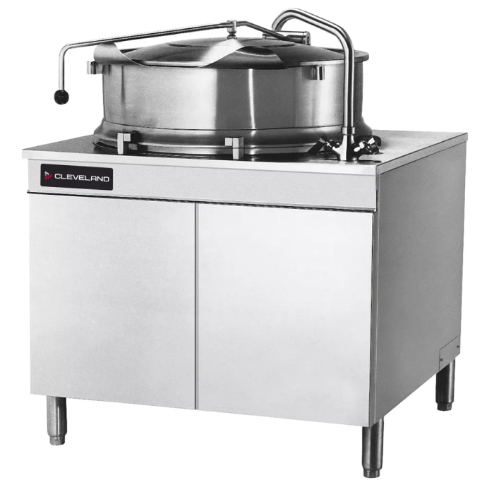 Cleveland Kdm 40 T 40 Gal Steam Kettle Power Tilt 2 3 Jacket Direct Steam