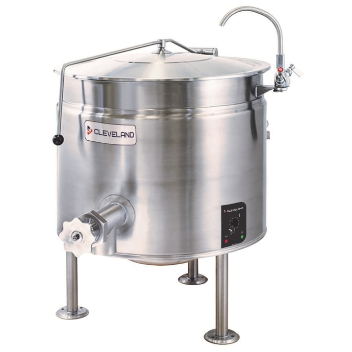Cleveland Kel 40 Sh 40 Gal Steam Kettle Stationary Full Jacket 208v 3ph