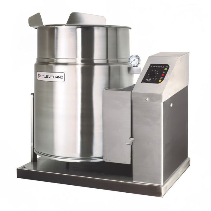 Cleveland Kgt12t 12 Gal Steam Kettle Manual Tilt 2 3 Jacket Natural Gas