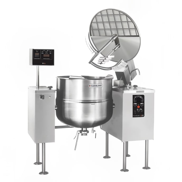 Cleveland Mkdl125t 125 Gal Steam Kettle Power Tilt 2 3 Jacket Direct Steam
