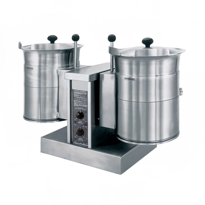 Cleveland Tket 6 T 2 6 Gal Steam Kettles Manual Tilt 2 3 Jacket 208v 3ph