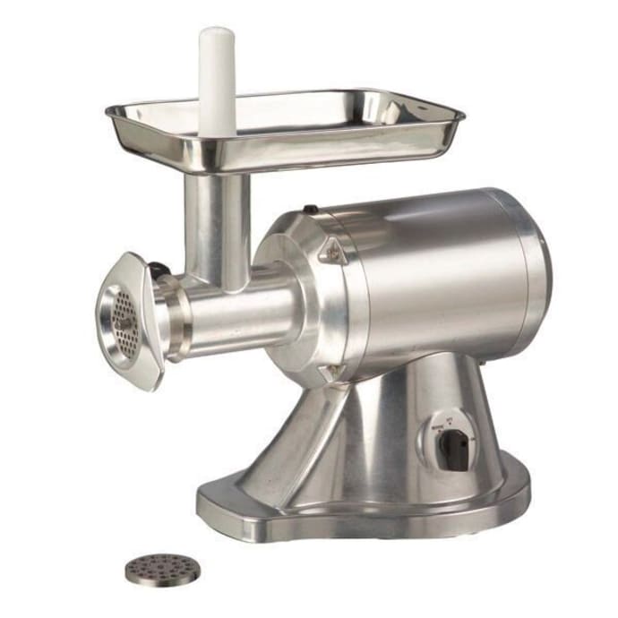 Adcraft Mg 1 Meat Grinder W 12 Attachment Hub Overload Protection Stainless