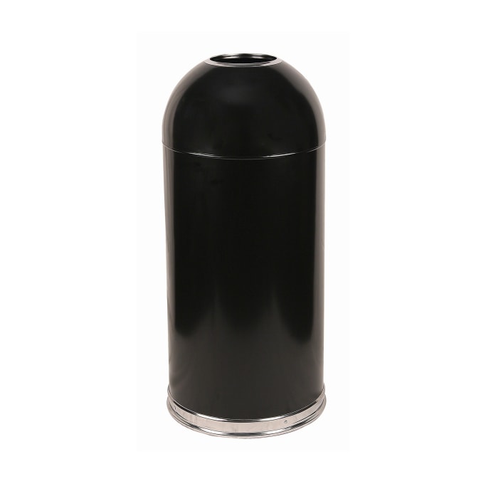 Metal decorative trash can
