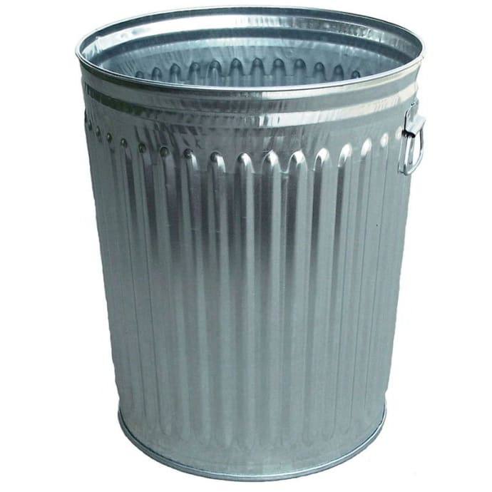 Witt Whd24c 24 Gallon Outdoor Heavy, Outdoor Metal Trash Can