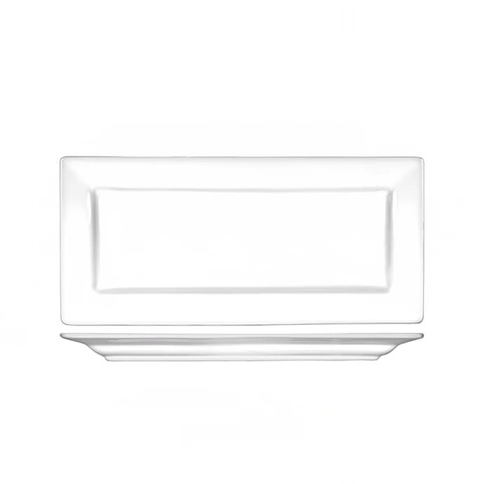 Iti El 14 Rectangular Elite Platter 14 X 7 Porcelain Bright White