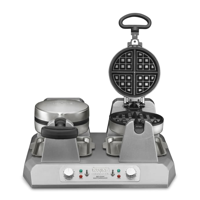 double belgian waffle maker waring
