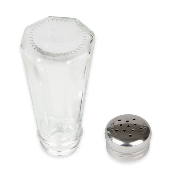 Browne 571934 3 oz Salt/Pepper Shaker - Glass, 4 3/5