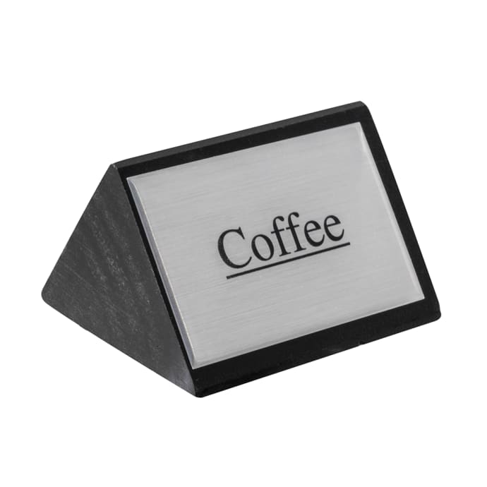 American Metalcraft Signc3 Coffee Table Tent Sign 1 3 4 X Silver Black Wood - 4 X 3 Coffee Table American Metalcraft Signc3 Coffee Table Tent Sign 1 3 4 X Silver Black Wood - 4 X 3 Coffee Table